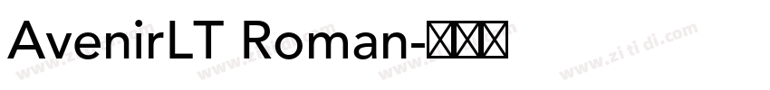 AvenirLT Roman字体转换